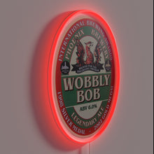Charger l&#39;image dans la galerie, RGB Neon Sign of Legendary Ale Pump Clip &#39;Wobbly Bob&#39;