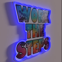 Charger l&#39;image dans la galerie, Inspiring Recovery Motivation with Vibrant Watercolor Design Neon Sign Glow.
