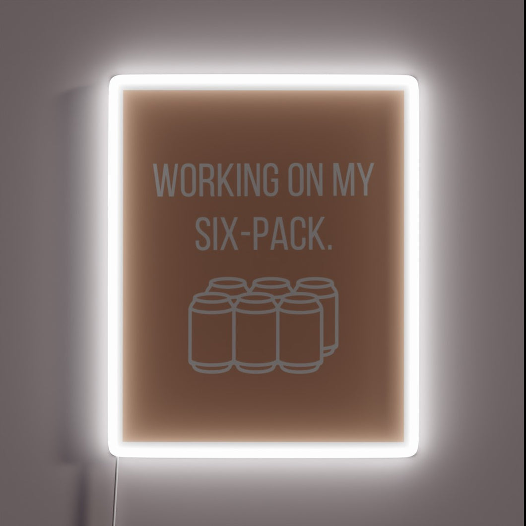 Home Gym Decor, Personalized Fitness Motivation with RGB Lighting Effect
