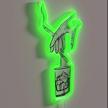 Charger l&#39;image dans la galerie, Xanax inspired neon sign with vibrant RGB color accents.