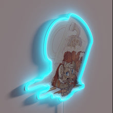 Charger l&#39;image dans la galerie, RGB Neon Sign Reading &#39;Yeen Beer Red Bock&#39; in Bold.
