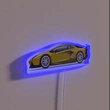 Charger l&#39;image dans la galerie, Brighten Up Your Space with Vibrant Yellow Lamborghini Neon Sign