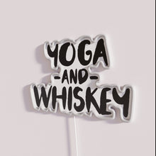 Charger l&#39;image dans la galerie, Vibrant Neon Sign for Yoga and Wine Lovers with Cannabis Theme