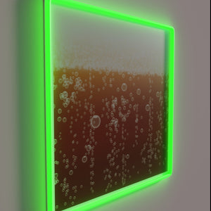 Authentic nostalgia in vibrant color with glowing electric signage.