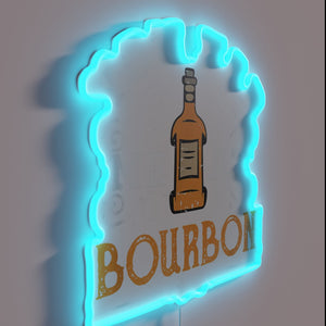 Bourbon Lovers Rejoice in Whiskey-Themed Neon Sign for Home Decor