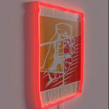 Charger l&#39;image dans la galerie, Romantic Whiskey Lover&#39;s Dream Decor - Vibrant Bourbon Sign Illumination