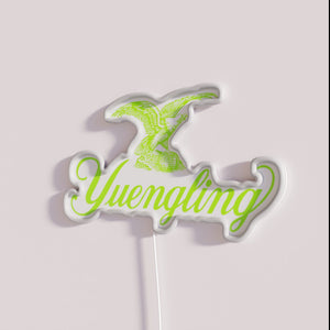 Neon Beer Sign Inspired by Classic Yuengling Lager Logo Design