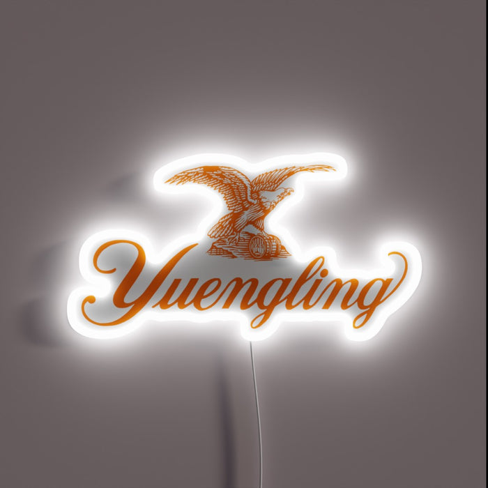 Brighten up your space with vibrant Yuengling Orange Neon Glow