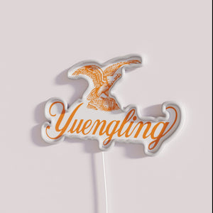 Eye-catching Retro-Style Yuengling Orange Color Changing Neon Wall Sign Decor