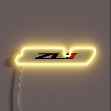 Electric Chevrolet ZL1 Camaro Neon Sign with RGB Color Shift