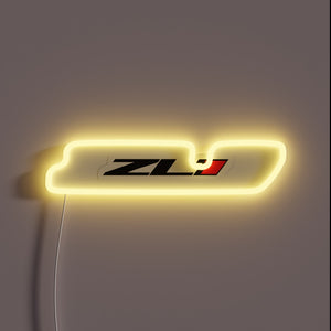 Electric Chevrolet ZL1 Camaro Neon Sign with RGB Color Shift