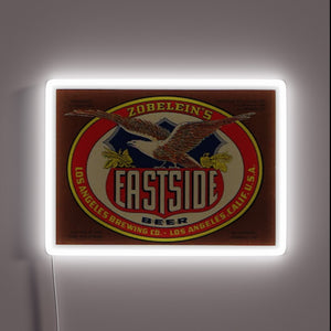 RGB Glowing Neon Sign for Zobelein's Eastside Beer Establishment Only