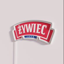 Charger l&#39;image dans la galerie, Vibrant Neon Sign featuring Zywiec Beer from Poland with RGB lighting