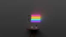Charger l&#39;image dans la galerie, LGBT neon sign star wars flag