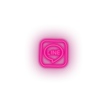 Charger l&#39;image dans la galerie, pink 200_line_logo_logos led neon factory