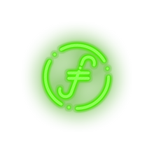 Charger l&#39;image dans la galerie, green 226_fair_coin_coin_crypto_crypto_currency led neon factory
