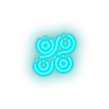 Charger l&#39;image dans la galerie, ice_blue 228_radium_crypto_currency_cryptocurrency led neon factory