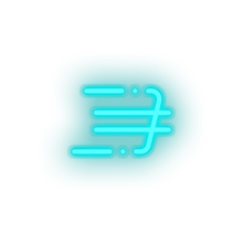 Charger l&#39;image dans la galerie, ice_blue 230_daxx_coin_crypto_crypto_currency led neon factory