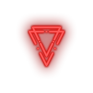 red 237_verge_coin_crypto_crypto_currency led neon factory