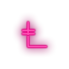 Charger l&#39;image dans la galerie, pink 240_leo_coin_coin_crypto_crypto_currency led neon factory