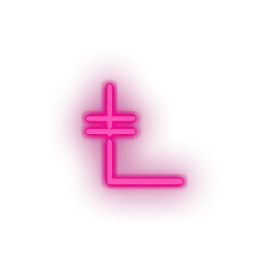 pink 240_leo_coin_coin_crypto_crypto_currency led neon factory