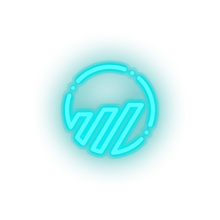 Charger l&#39;image dans la galerie, ice_blue 243_world_coin_coin_crypto_crypto_currency led neon factory
