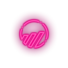 Charger l&#39;image dans la galerie, pink 243_world_coin_coin_crypto_crypto_currency led neon factory