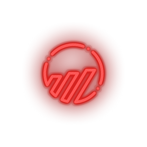 red 243_world_coin_coin_crypto_crypto_currency led neon factory
