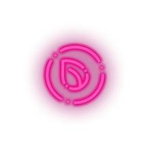 Charger l&#39;image dans la galerie, pink 250_peer_coin_coin_crypto_crypto_currency led neon factory