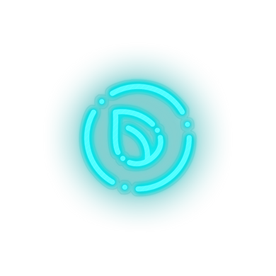 250 peer coin coin crypto crypto currency Neon led factory