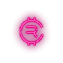 Charger l&#39;image dans la galerie, pink 255_rubycoin_coin_crypto_crypto_currency led neon factory
