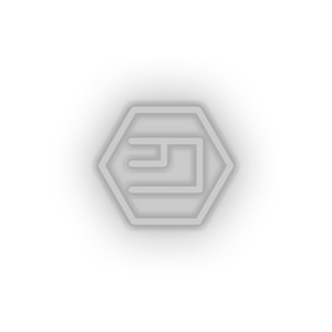 white 260_emercoin_coin_crypto_crypto_currency led neon factory