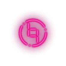 Charger l&#39;image dans la galerie, pink 263_ybcoin_coin_crypto_crypto_currency led neon factory