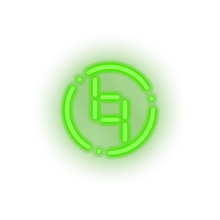 Charger l&#39;image dans la galerie, green 263_ybcoin_coin_crypto_crypto_currency led neon factory