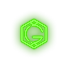 Charger l&#39;image dans la galerie, green 268_grid_coin_coin_crypto_crypto_currency led neon factory