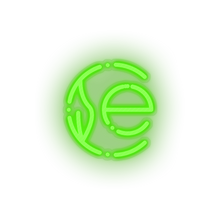 Charger l&#39;image dans la galerie, green 269_earth_coin_coin_crypto_crypto_currency led neon factory