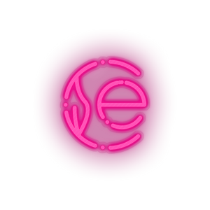 pink 269_earth_coin_coin_crypto_crypto_currency led neon factory