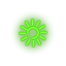 Charger l&#39;image dans la galerie, green 270_luck_chain_coin_crypto_crypto_currency led neon factory