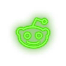 Charger l&#39;image dans la galerie, green 275_reddit_logo led neon factory