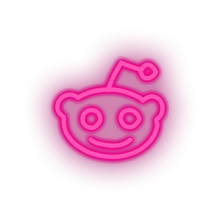 Charger l&#39;image dans la galerie, pink 275_reddit_logo led neon factory