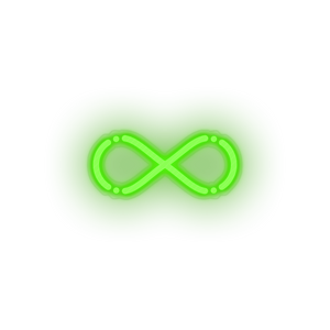 green 286_infinite_coin_blockchain_crypto_cryptocurrency_currency led neon factory