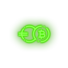 Charger l&#39;image dans la galerie, green 287_eb3_coin_coin_crypto_crypto_currency led neon factory