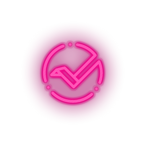 pink 288_vertcoin_coin_crypto_crypto_currency led neon factory