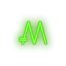 Charger l&#39;image dans la galerie, green 289_mona_coin_coin_crypto_crypto_currency led neon factory