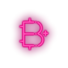 Charger l&#39;image dans la galerie, pink 292_add_bitcoin_coin_cryptocurrency_plus led neon factory