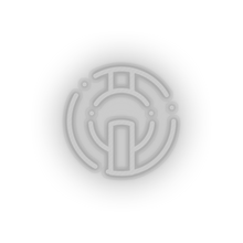Charger l&#39;image dans la galerie, white 294_io_coin_coin_crypto_crypto_currency led neon factory