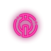 Charger l&#39;image dans la galerie, pink 294_io_coin_coin_crypto_crypto_currency led neon factory