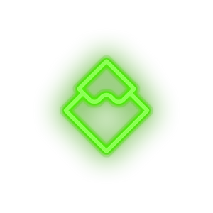 green 312_waves_coin_crypto_cryptocurrency_currency led neon factory