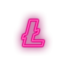 Charger l&#39;image dans la galerie, pink 319_coin_cryptocurrency_lite_coin_money led neon factory