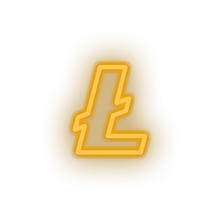 Charger l&#39;image dans la galerie, warm_white 319_coin_cryptocurrency_lite_coin_money led neon factory